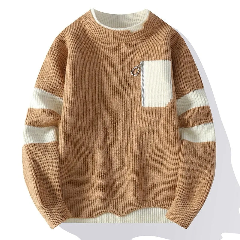 Nicolas™ | Tjock casual stickad tröja