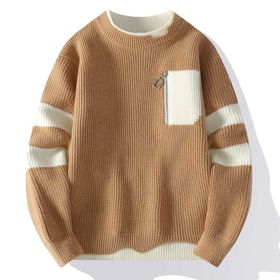 Nicolas™ | Tjock casual stickad tröja