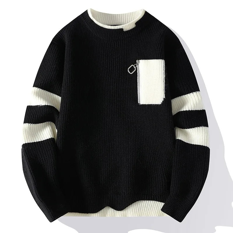 Nicolas™ | Tjock casual stickad tröja