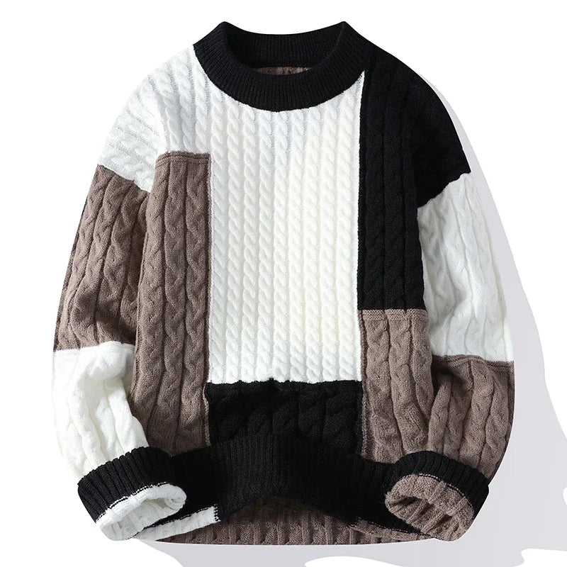 Xavier™ | Casual Color Block-tröja för män